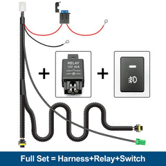 NSLUMO 40A 4-pin relay module for reliable fog lamp power