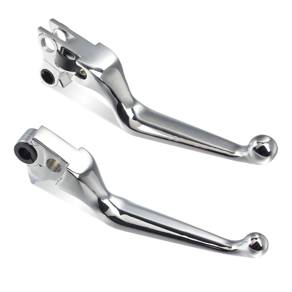 NTHREEAUTO chrome brake lever for Harley Sportster 883/1200 enhances grip and braking control.