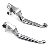 NTHREEAUTO chrome brake lever for Harley Sportster 883/1200 enhances grip and braking control.