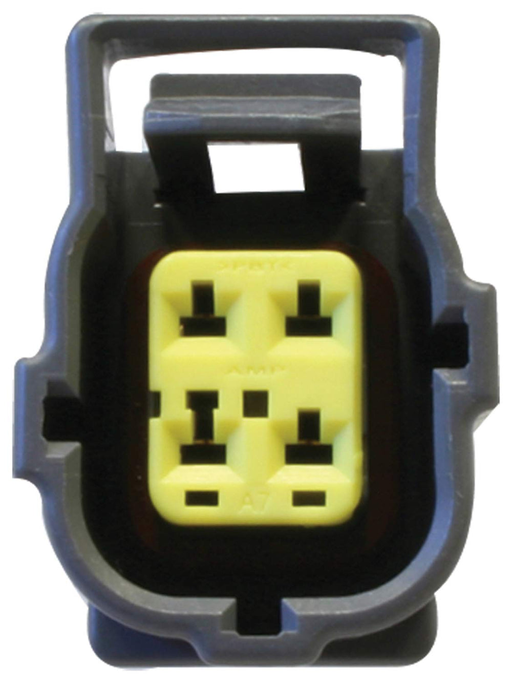 NTK 23158 oxygen sensor in engine compartment view demonstrates installation-ready OEM compatibility
