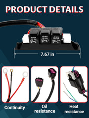 Ntoauto 674-00923 rear view shows compact, durable wiring for Yukon and Tahoe