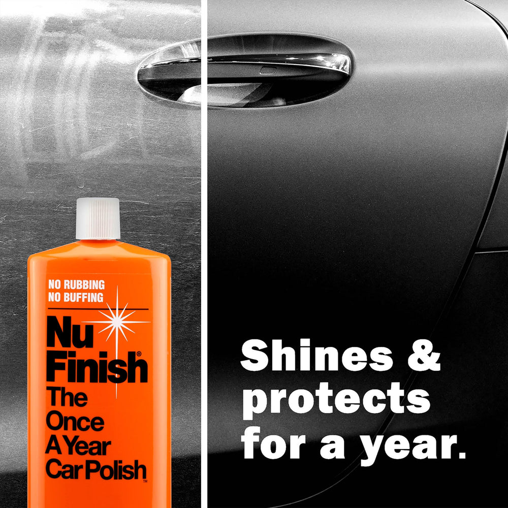 Applying Nu Finish Scratch Doctor with an easy rub‑on method