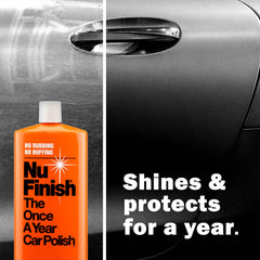 Applying Nu Finish Scratch Doctor with an easy rub‑on method