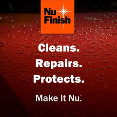 Nu Finish coating protects against dirt and UV rays for a cleaner finish