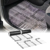Nuanchu 4mil auto adhesive floor mat roll protects car carpets with clear, seamless coverage.