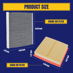 NuFlySic CA10755 engine air filter close-up blocks dust and debris for engine protection.