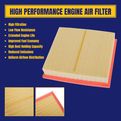 NuFlySic engine air filter replacement bay illustrating dual filter setup.