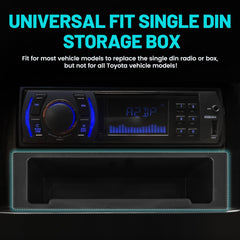 NuIth Dash Storage Pocket installed in-dash demonstrates quick upgrade to storage.