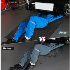 Nujzuir cut-to-fit garage space showing trim capability