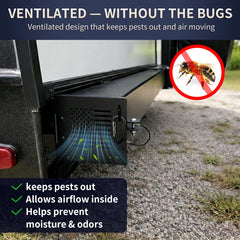 NUOVEPE easy slide-on install with screw for secure attachment.