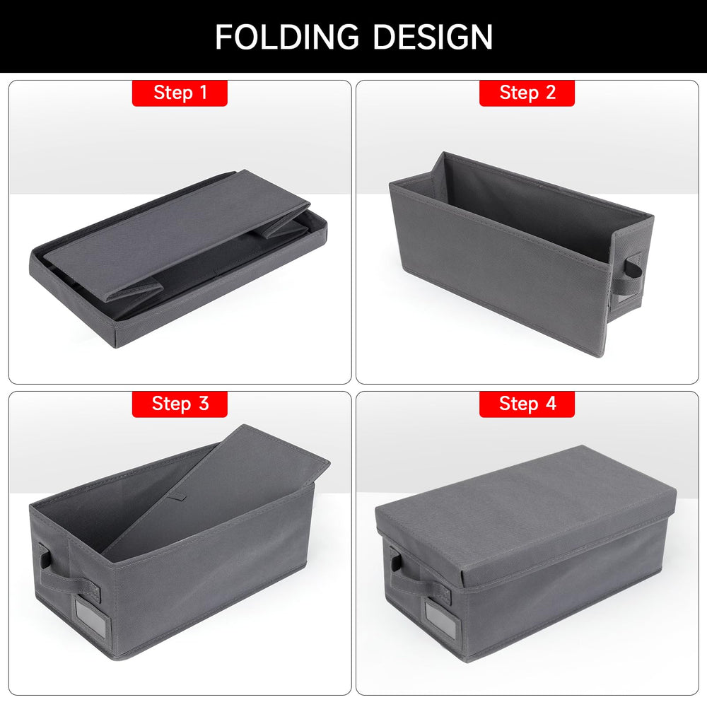 NUSWOR Upgrades DVD Storage Box holds 25 DVDs per box for organized storage.