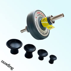 Nuwfrog valve lapping attachment with 30mm suction plate for versatile valve work.