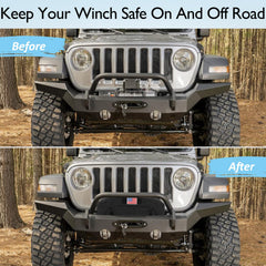 NVAAV winch cover tool-free installation saves setup time