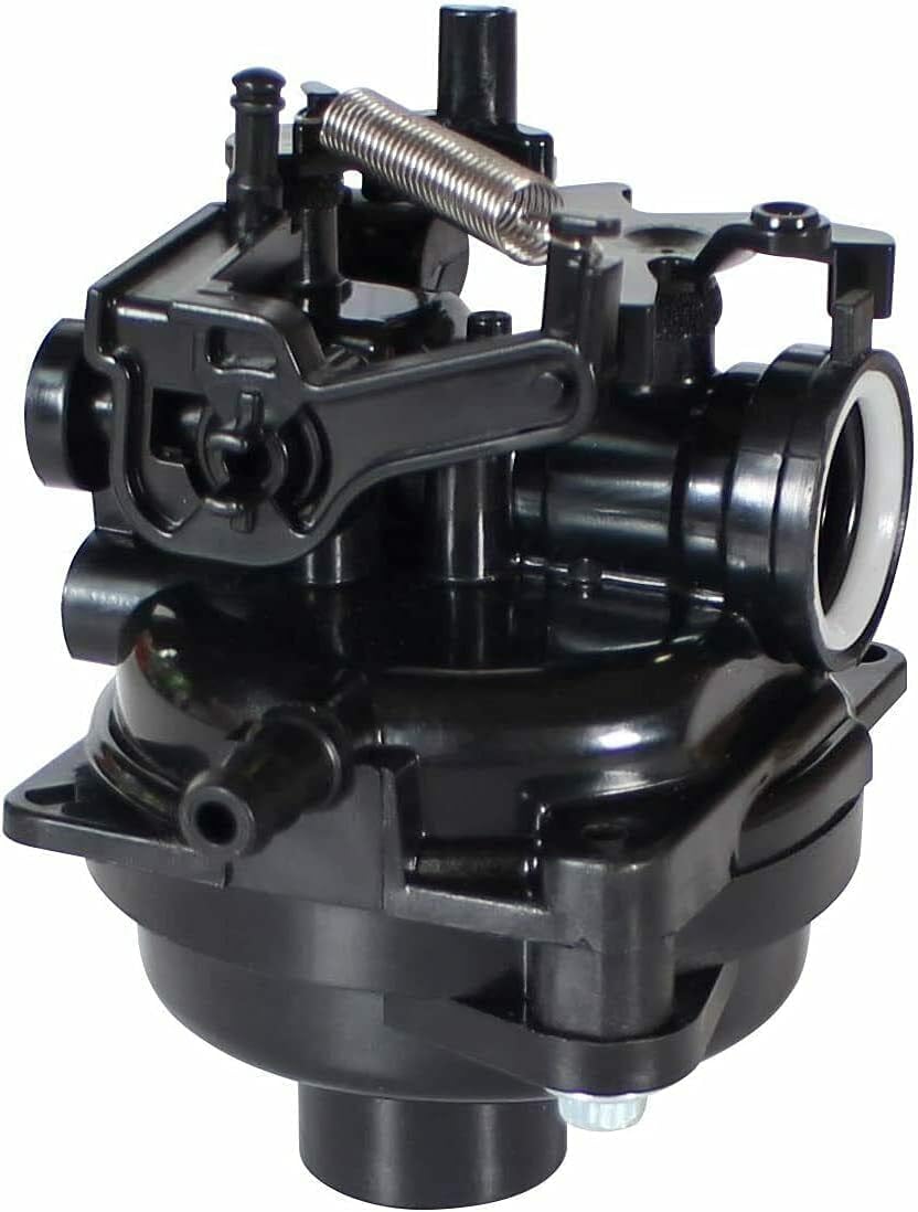 NVLMBL carburetor assembly close-up showing precise fit for Toro 163cc.
