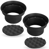 NVX XBAF65 two-piece front view showing a tight speaker seal.