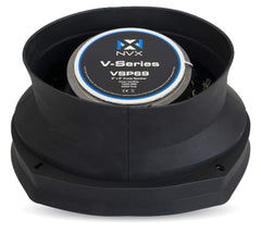 NVX XBAF68 front mounting depth detail showing 1-1/4 inch spec.