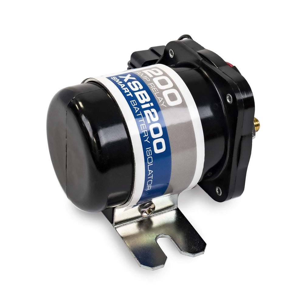 Side view highlights 200 A continuous and 300 A surge capacity.