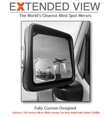 9-plane glass provides distortion-free visibility on Gladiator mirrors.