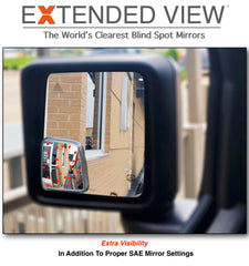 Installation view shows precise fit with factory Gladiator mirrors.