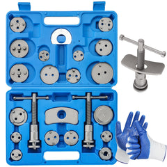 Nyxova 24pcs brake caliper tool kit in blue for versatile pad replacement