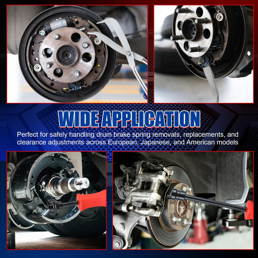 NYXOVA brake adjustment spoon set enables precise clearance checks.