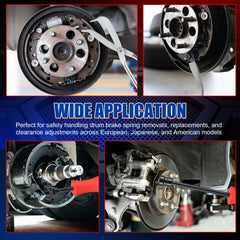 NYXOVA brake adjustment spoon set enables precise clearance checks.