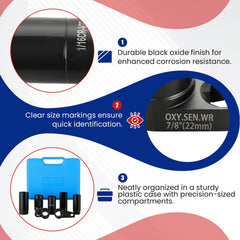 NYXOVA Oxygen Sensor Socket with slotted opening protects wires and increases leverage.