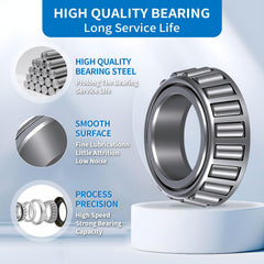 Oacdiel outer bearing L44649 supports robust load on trailer hubs