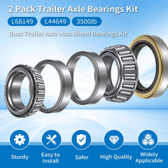 Oacdiel outer race L44610 enables smooth rolling and longevity