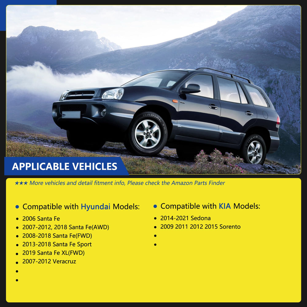 Oaklete ABS sensor for Santa Fe 2007-2018 ensuring OE-compatible braking control.