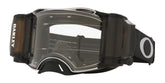 Oakley Airbrake MX goggles with tuff blocks in black gunmetal offering durable race protection