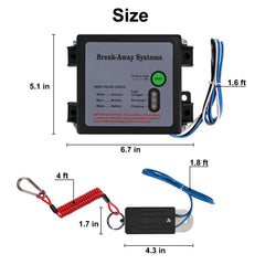 OAMCE LED battery status indicator shows charging state at a glance