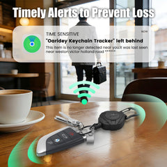 Oaridey left-behind notification alerts when essentials are missing.