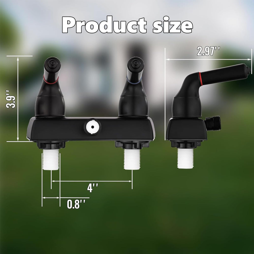 OasisFlow diverter valve integrated into RV shower faucet