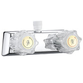 OasisFlow RV Shower Faucet valve diverter enables precise water routing for compact bathrooms.