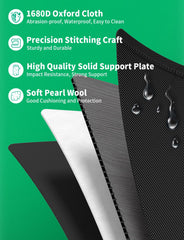 Oasser trunk organizer hard lid protects items from dust during travel