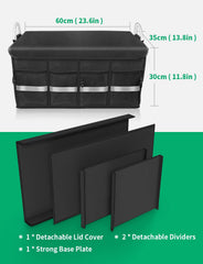 Oasser trunk organizer waterproof fabric withstands daily spills