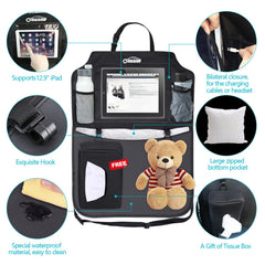 Oasser waterproof frosted PVC pocket keeps items dry and visible
