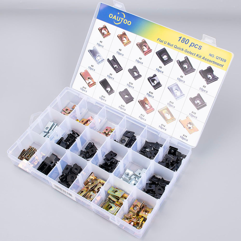 OAUTOO flat U nut kit-in-use demonstration for automotive repairs