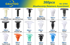 OAUTOO nylon weatherstrip clips demonstrate long-lasting durability