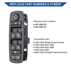 Obaee Ram 1500/2500 window switch providing reliable control