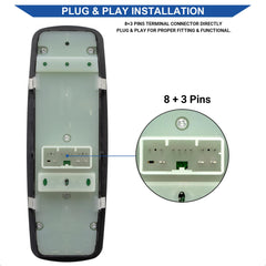 Obaee driver-side switch installed in a Durango, smooth operation.