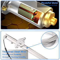Obaee front-passenger-window-regulator-motor-easy-installation shows straightforward fit without wiring splices.