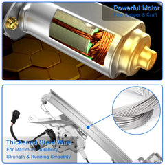 Obaee front-right window lift regulator image showing durable components