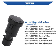 Obaee glass release button enables quick back window control.