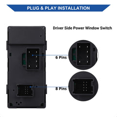 Obaee GMC Sierra mirror switch, precise adjustment for safer driving