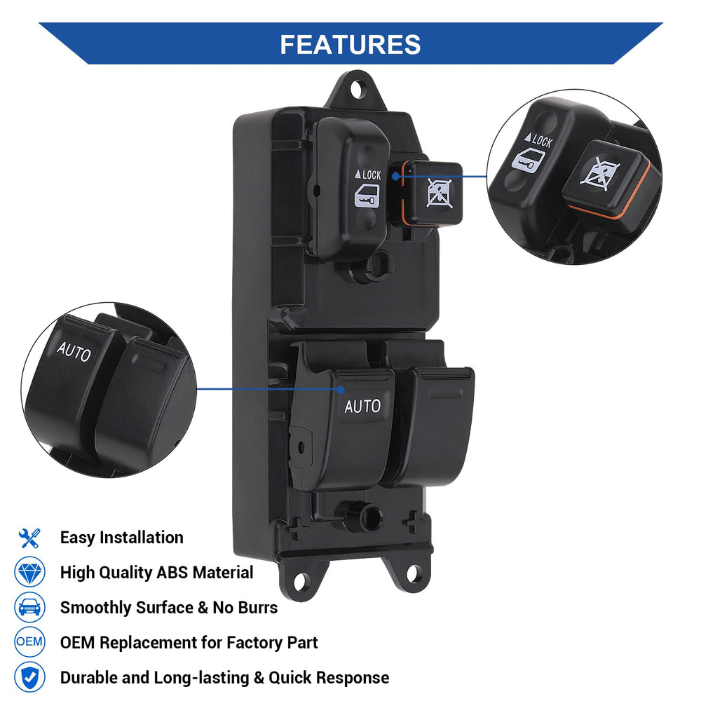 Obaee Master window switch on the dashboard indicates driver-side control restored.