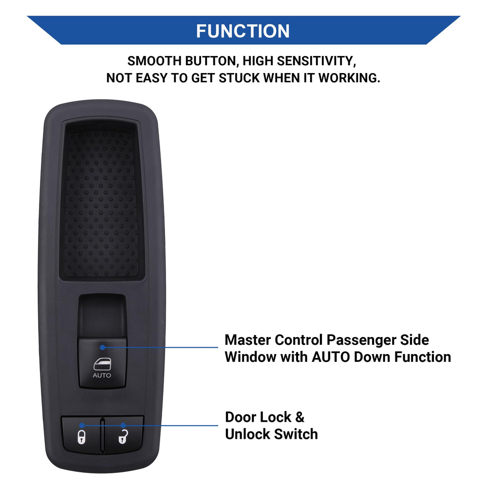 Obaee passenger window switch 4602544AG with 6-pin connector: easy installation.