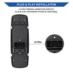 Obaee replacement window switch for 2012 Chrysler 300, plug-and-play fit.
