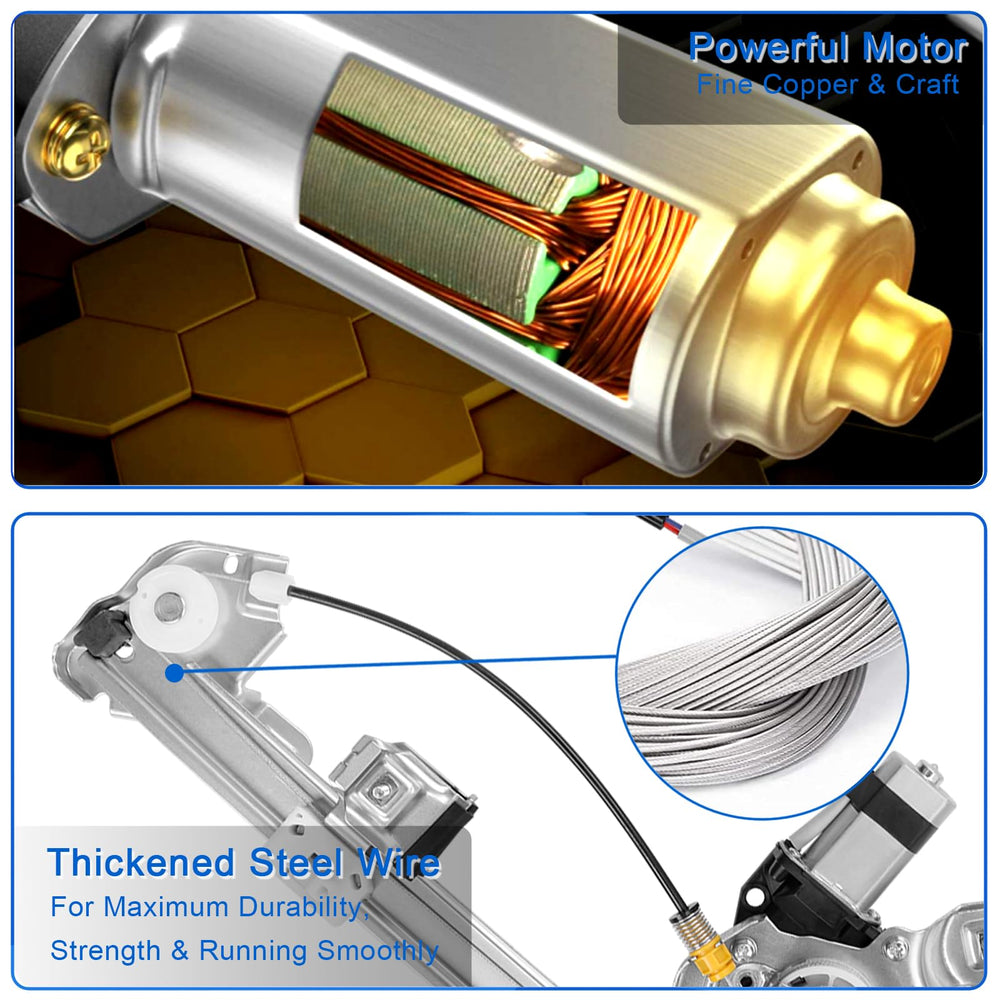 Obaee smooth-operation window regulator for Ford F-150; reliable daily use.